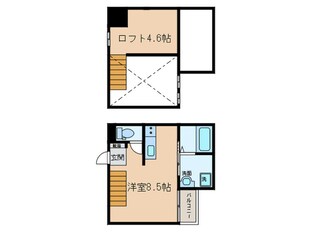 コスモハイツ高畑の物件間取画像